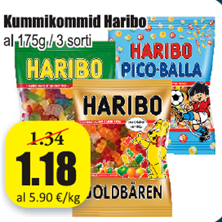 Allahindlus - Kummikommid Haribo