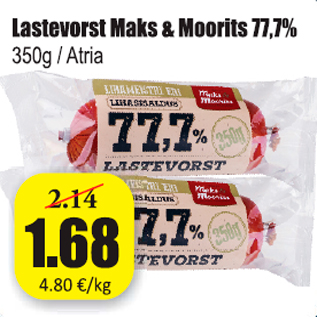 Allahindlus - Lastevorst Maks&Moorits 77,7%