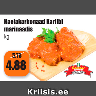 Allahindlus - Kaelakarbonaad Karibi marinaadis kg