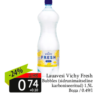 Allahindlus - Lauavesi Vichy Fresh Bubbles