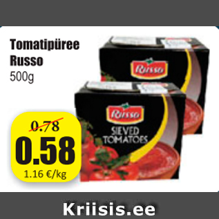 Allahindlus - Tomatipüree Russo 500 g