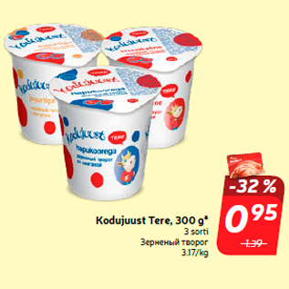 Allahindlus - Kodujuust Tere, 300 g*