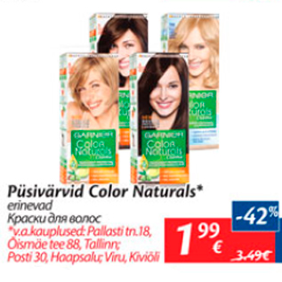 Allahindlus - Püsivärvid Color Naturals*