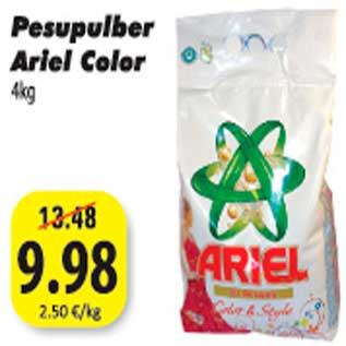 Allahindlus - Pesupulber Ariel Color 4 kg