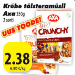 Allahindlus - Krõbe täisteramüsli Axa 350 g