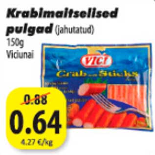 Allahindlus - Krabimaitselised pulgad (jahutatud) 150 g