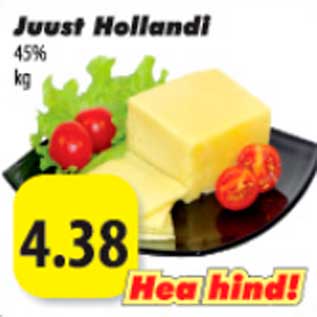 Allahindlus - Juust Hollandi 45% kg