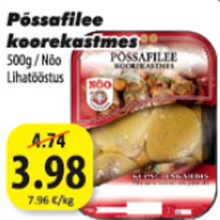 Allahindlus - Põssafilee koorekastmes 500 g