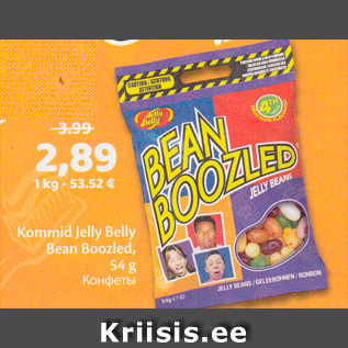 Allahindlus - Kommid Jelly Belly Bean Boozled, 54 g