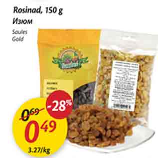 Allahindlus - Rosinad, 150 g