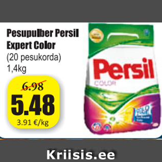 Allahindlus - Pesupulber Persil Expert Color