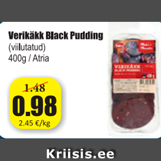 Allahindlus - Verikäkk Black Pudding