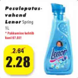 Allahindlus - Pesuloputusvahend Lenor Spring, 1 l