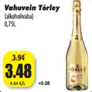 Allahindlus - Vahuvein Törley (alkoholivaba) 0,75L