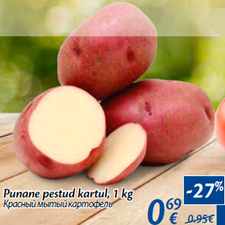 Allahindlus - Punane pestud kartul, 1 kg