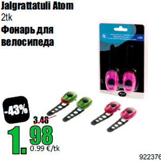 Allahindlus - Jalgrattatuli Atom 2tk