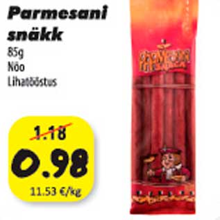 Allahindlus - Parmesani snäkk 85 g