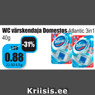 Allahindlus - WC värskendaja Domestos