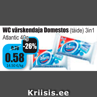 Allahindlus - WC värskendaja Domestos