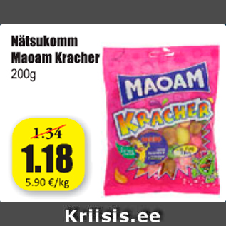 Allahindlus - Nätsukomm Maoam Kracher 200 g