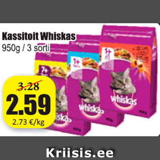 Allahindlus - Kassitoit Whiskas