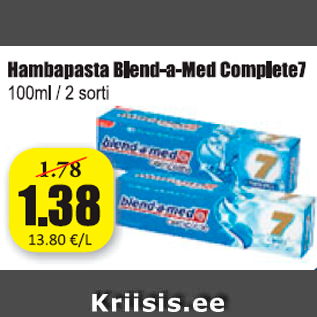 Allahindlus - Hambapasta Blend-a-Med Complete7