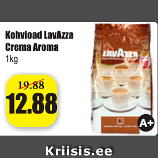 Allahindlus - Kohvioad LavAzza Crema Aroma 1 kg