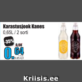 Allahindlus - Karastusjook Kanes