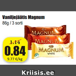 Allahindlus - Vaniljejäätis Magnum