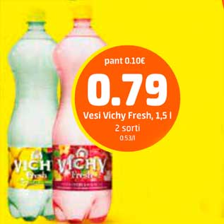 Allahindlus - Vesi Vichy Fresh, 1,5 l