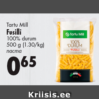 Allahindlus - Tartu Mill Fusilli