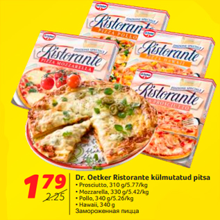 Allahindlus - Dr. Oetker Ristorante külmutatud pitsa