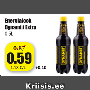 Allahindlus - Energiajook Dynami:t Extra 0,5 l