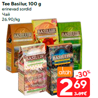 Allahindlus - Tee Basilur, 100 g