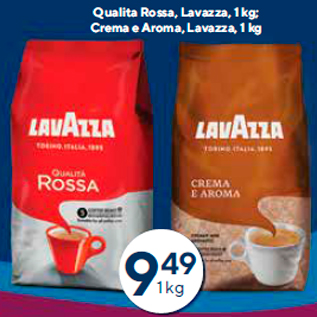 Allahindlus - Qualita Rossa, Lavazza, 1 kg; Crema e Aroma, Lavazza, 1 kg