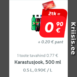 Allahindlus - Karastusjook, 500 ml