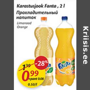 Allahindlus - Karastusjook Fanta, 2 l