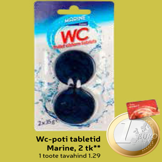 Allahindlus - Wc-poti tabletid Marine, 2 tk**