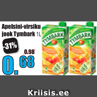 Allahindlus - Apelsini-virsiku jook Tymbark 1 l