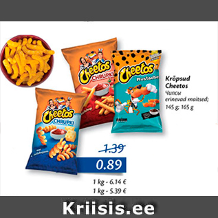 Allahindlus - Krõpsud Cheetos