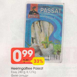 Allahindlus - Heeringafilee Passat Esva, 240 g