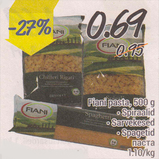 Allahindlus - Fiani pasta, 500 g