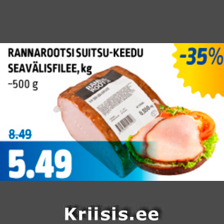 Allahindlus - Rannarootsi suitsu-keedu seavälisfilee