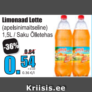 Allahindlus - Limonaad Lotte