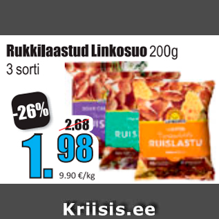 Allahindlus - Rukkilaastud Linkosuo 200 g