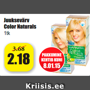 Allahindlus - uuksevärv Color Naturals 1tk