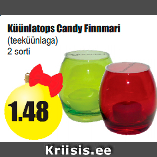 Allahindlus - Küünlatops Candy Finnmari