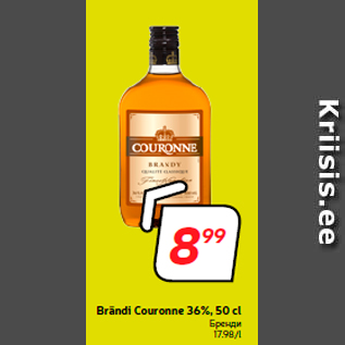 Allahindlus - Brändi Couronne 36%, 50 cl