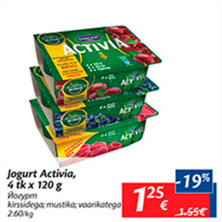 Allahindlus - Jogurt Activia