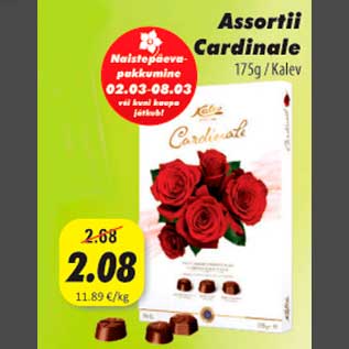 Allahindlus - Assorti Cardinale 175g